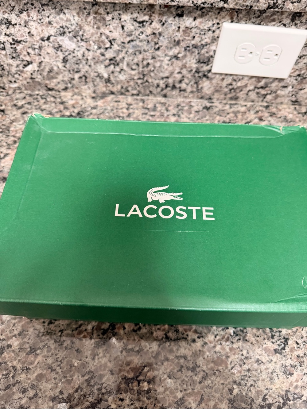 Lacoste Women’s White Low-Top Leather Sneakers with Green Croc - Picture 5 of 5